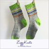 Ziggy Knots Socks
